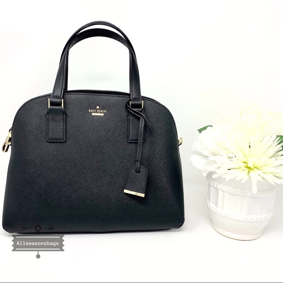 kate spade Handbags - Kate spade Cameron street Lottie black satchel bag
